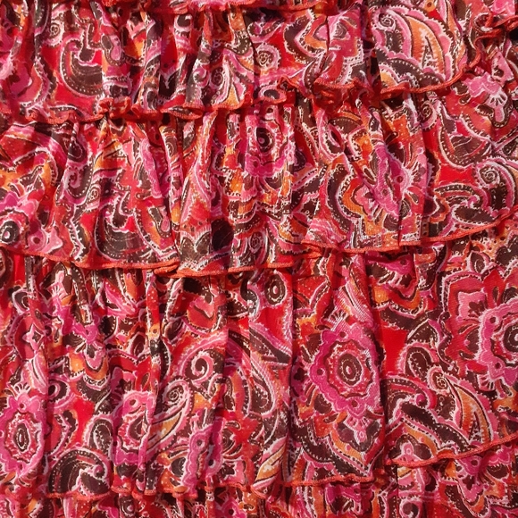 City Triangles One Shoulder Layered Dress sz.M - Picture 2 of 5